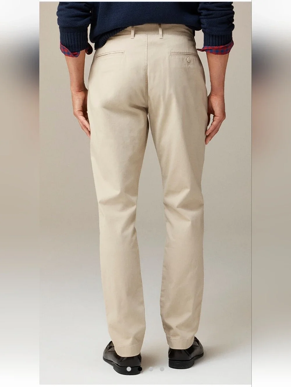 J Crew 1040 Athletic Tapered-Fit Stretch Chino Twill Pant NWT Weathered Chino 34